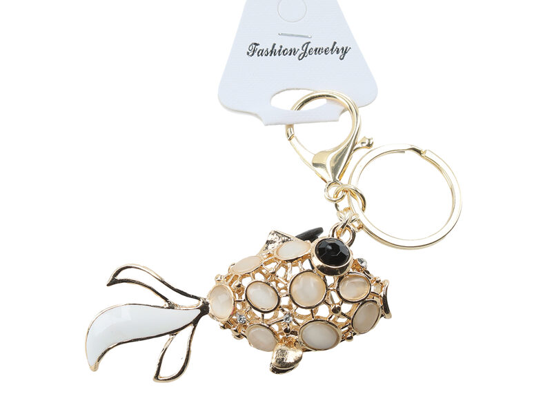 KEY CHAIN "FISH WITH WHITE TAIL"