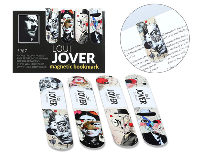 SET OF 4 BOOKMARKS BY JOVER
