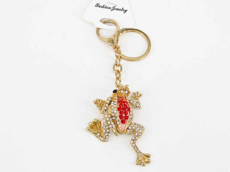 KEY CHAIN "RED BACK FROG"